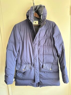 Kiton Kired Winter Japanese Nylon Goose Down Winter Coat EU52